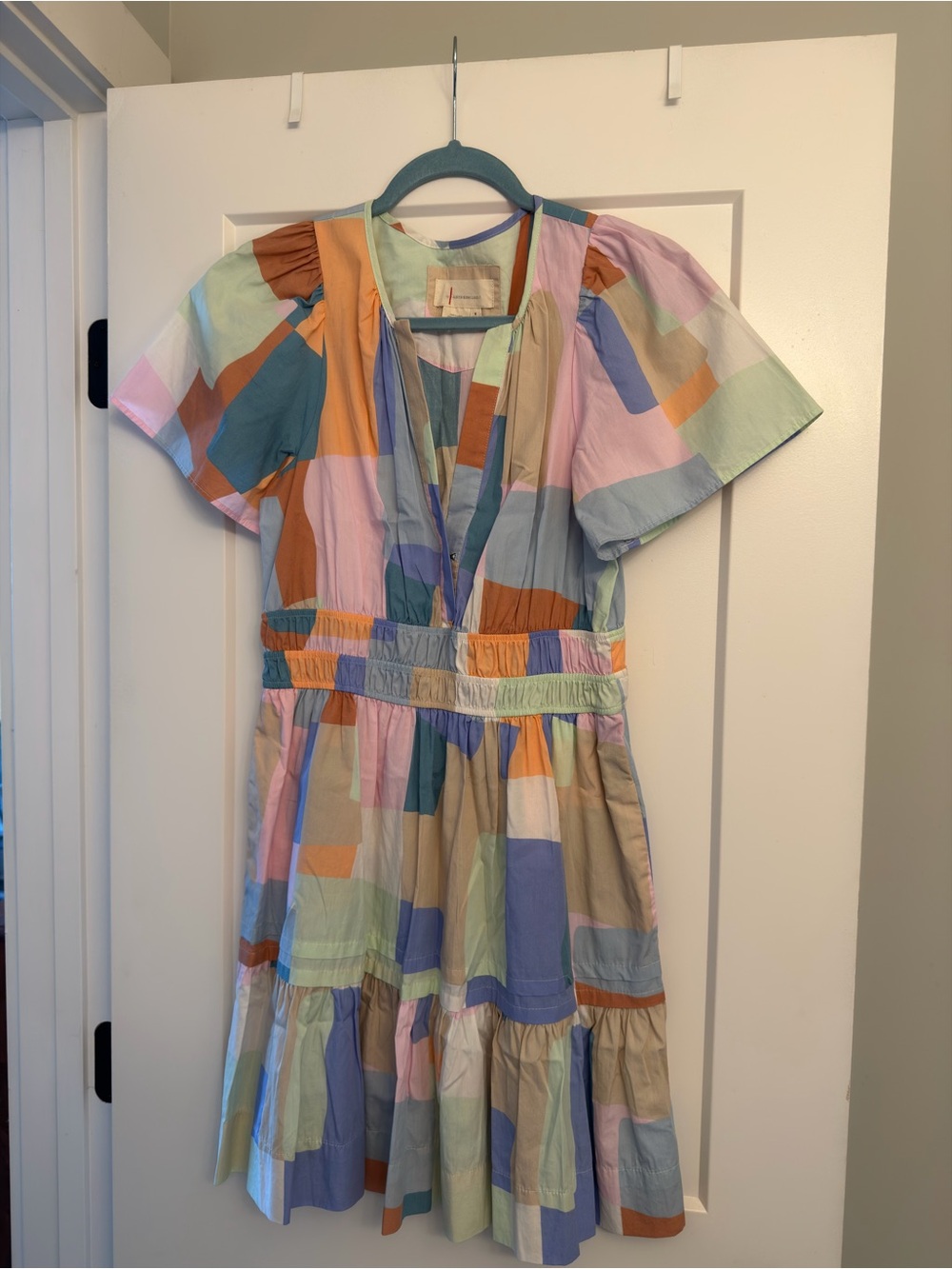 Anthropologie Somerset Mini Dress Pastel Multicolor Size S